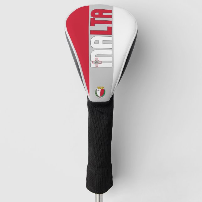Malta Flag Gorgeous Patriotic Golf Head Cover (Front)