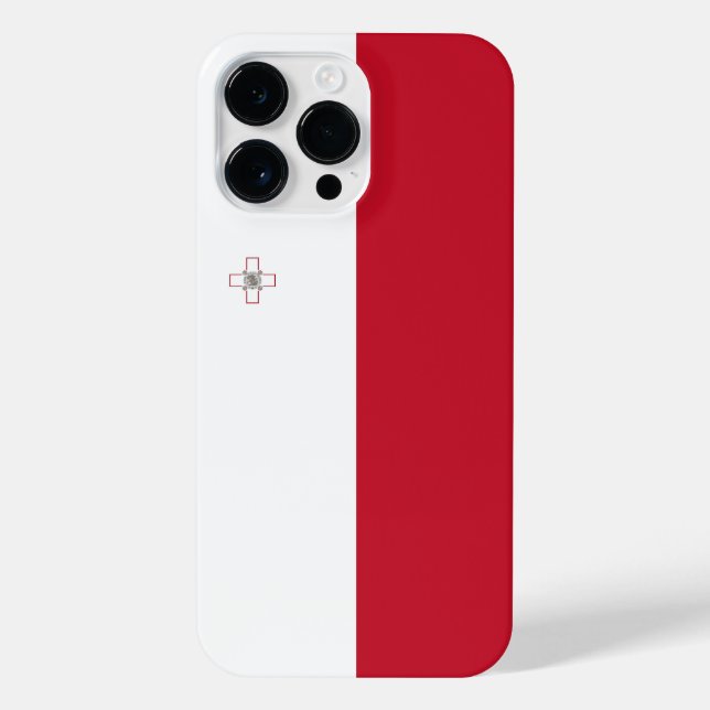 Malta flag iPhone case (Back)