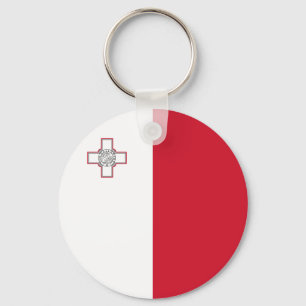 Malta Flag Keychain