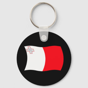 Malta Flag Keychain