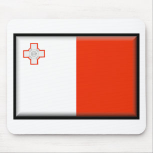 Malta Flag Mouse Pad