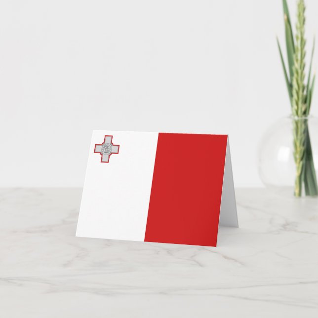 Malta Flag Notecard (Front)
