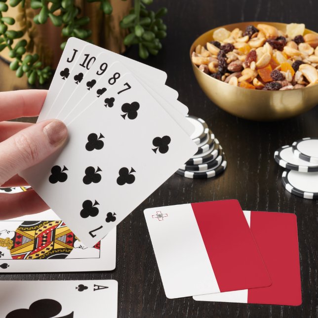 Malta flag playing cards (In Situ)