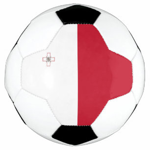 Malta flag soccer ball