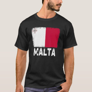 Malta Flag   Support Maltese People Women Men   T-Shirt