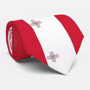 Malta flag tie