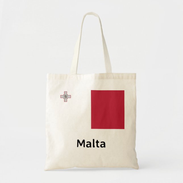 Malta Flag Tote Bag (Front)