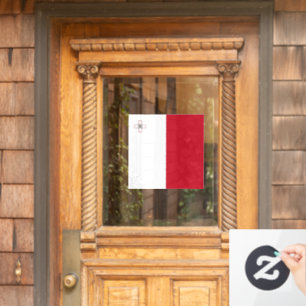 Malta flag window cling