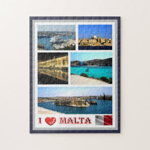 Malta - I Love - Jigsaw Puzzle