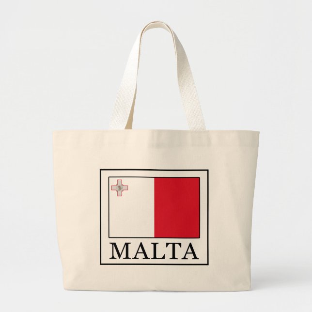 Malta Large Tote Bag (Front)