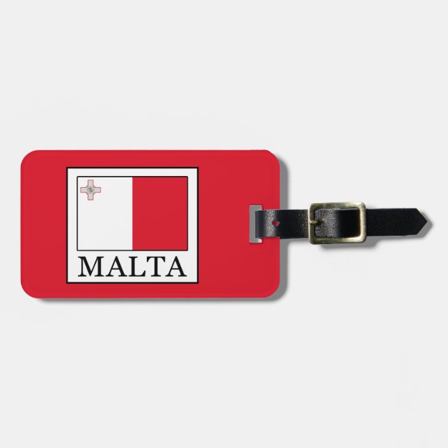 Malta Luggage Tag (Front Horizontal)