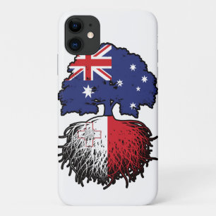 Malta Maltese Australian Australia Tree Roots Flag iPhone 11 Case