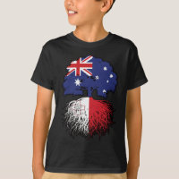 Malta Maltese Australian Australia Tree Roots Flag