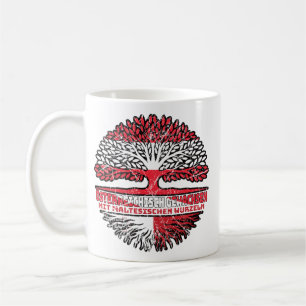 Malta Maltesisch Österreichisch Österreich Baum Coffee Mug
