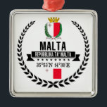 Malta Metal Ornament<br><div class="desc">Malta</div>