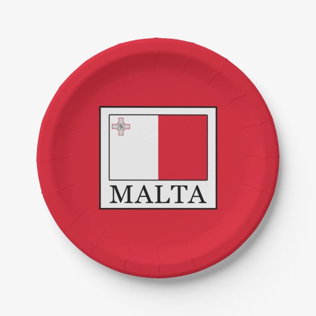 Malta Paper Plate (Front)