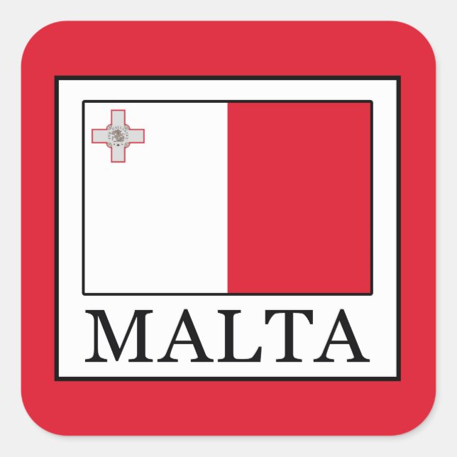 Malta Square Sticker (Front)