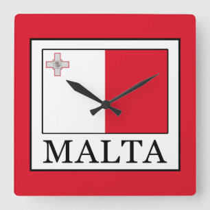 Malta Square Wall Clock