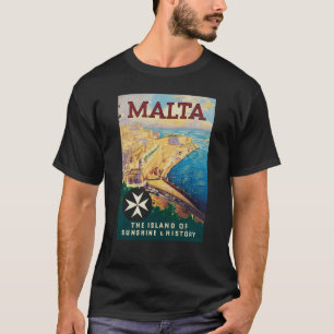 Malta The Island Of Sunshine And History Traveller T-Shirt