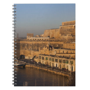 Malta, Valletta, harbour view from Lower Barrakka Notebook