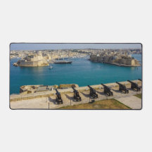 Malta Valletta Saluting Battery Grand Harbour