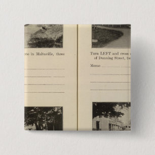 Maltaville Dunning St 2 Inch Square Button