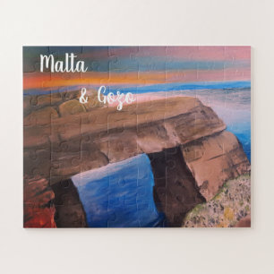 Malte et Gozo souvenir Puzzle