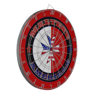Maltese American Cross Ensign Dartboard