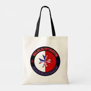 Maltese American Cross Ensign  Tote Bag