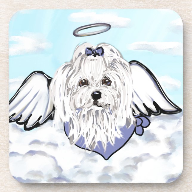 Maltese Angel Coaster (Front)