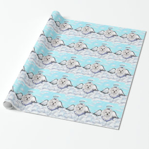 Maltese Angel Wrapping Paper