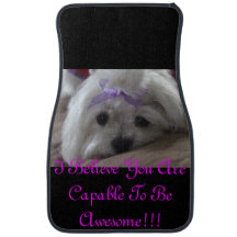 "Maltese" Car Mats Set of 2