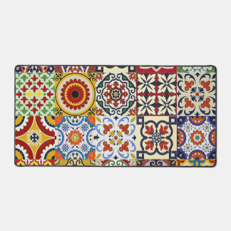 Maltese Classic Tiles Pattern of Malta Desk Mat