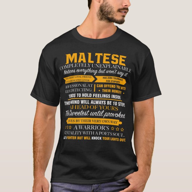 MALTESE completely unexplainable T-Shirt (Front)
