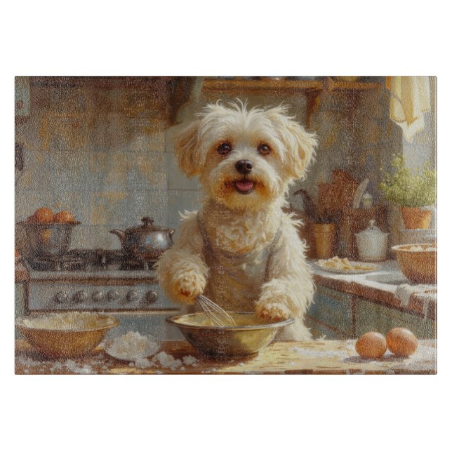 Maltese Cooking in Kitchen Cutting Board (Front)
