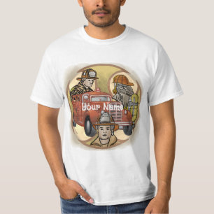 Maltese Cross Firefighter Brothers T-Shirt