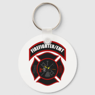 Maltese Cross - Firefighter/EMT Keychain
