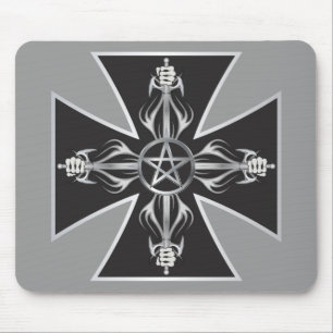 Maltese Cross Mouse Pad