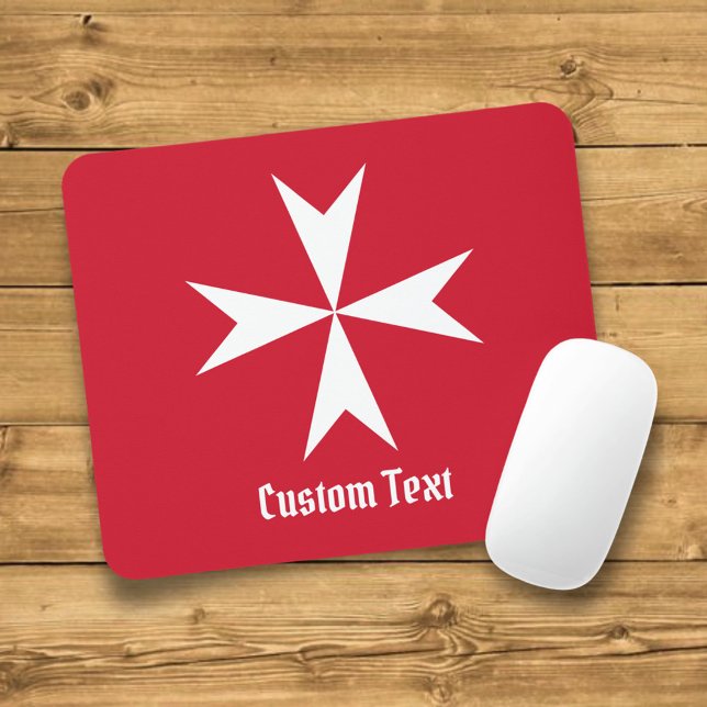 Maltese Cross Symbol Mouse Pad (Creator Uploaded)