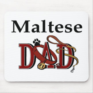 Maltese Dad Gifts Mouse Pad