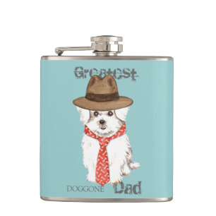 Maltese Dad Hip Flask