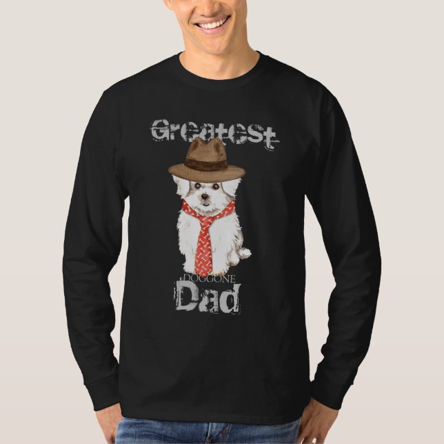 Maltese Dad T-Shirt (Front)