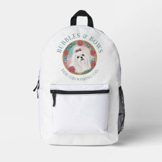 Maltese Dog Grooming Kit Bag | Backpack