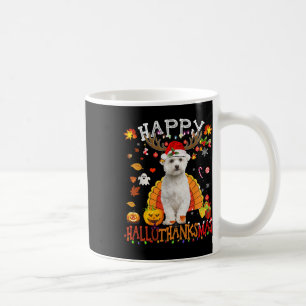 Maltese Dog Halloween Christmas Dog Happy Hallotha Coffee Mug