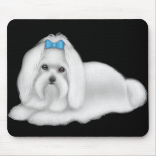 Maltese Dog Mousepad