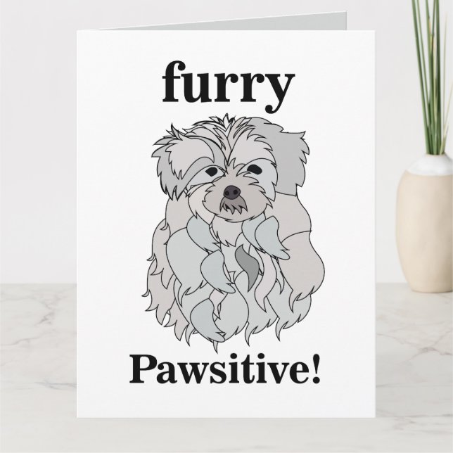 Maltese Dog Pet Animal  Card (Front)
