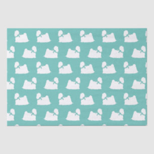Maltese Dog Puppy Long Hair Tissue Paper