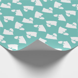 Maltese Dog Puppy Long Hair Wrapping Paper
