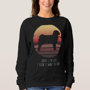 Maltese Dog Retro Sweatshirt