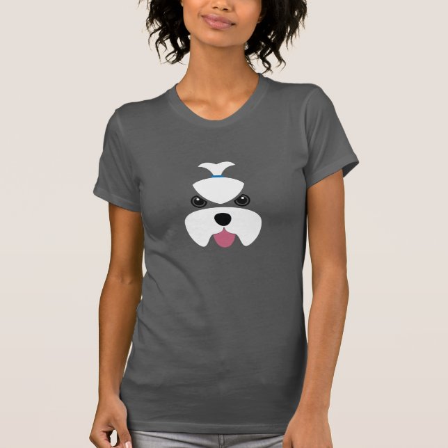 Maltese fierce face T-Shirt (Front)